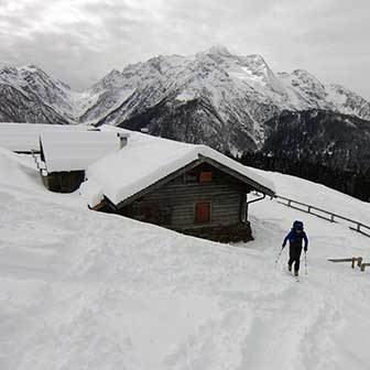 Ski Mountaineering to Cima Paradisi in the Lagorai Range