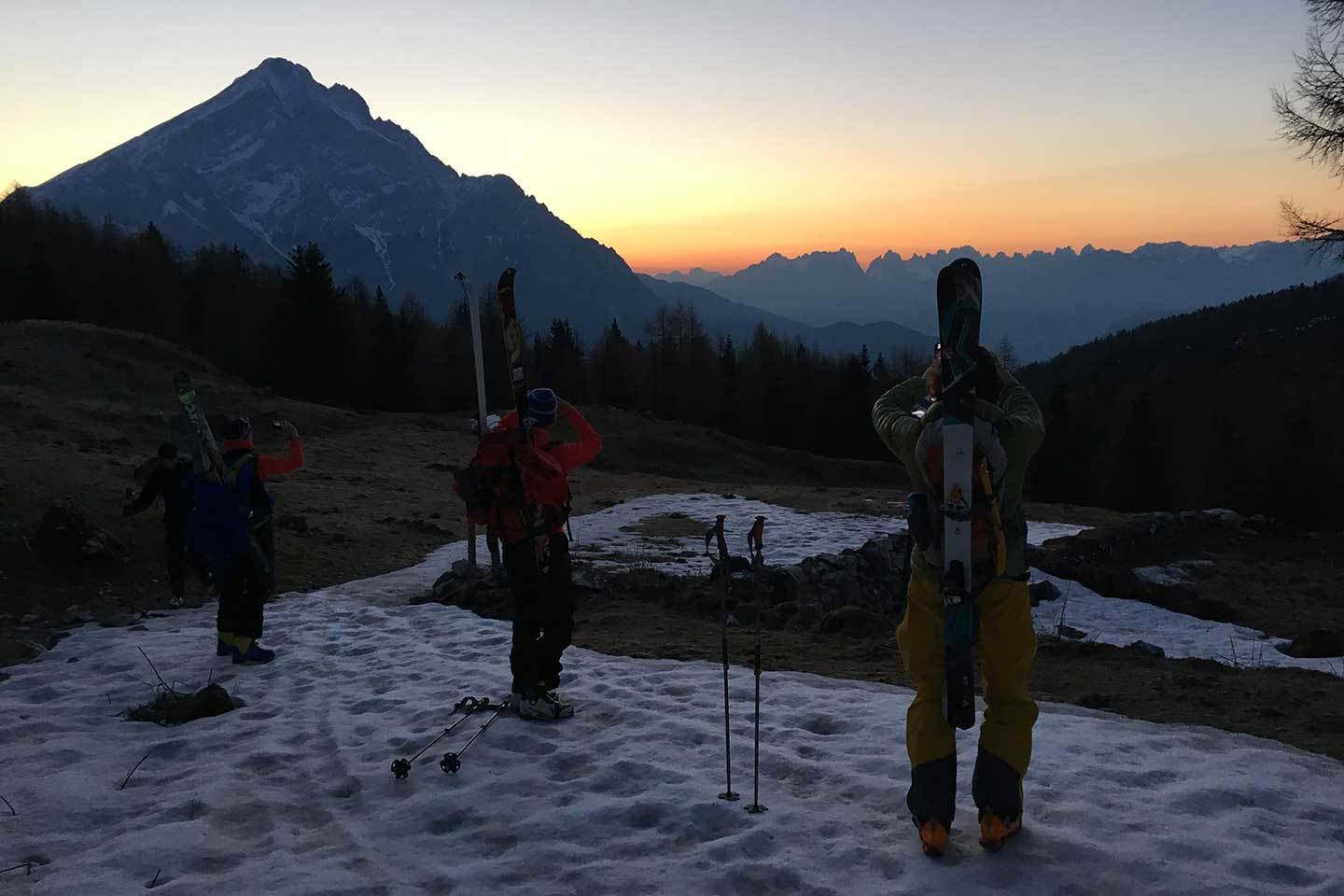 Sci Alpinismo alla Cima del Monte Pelmo