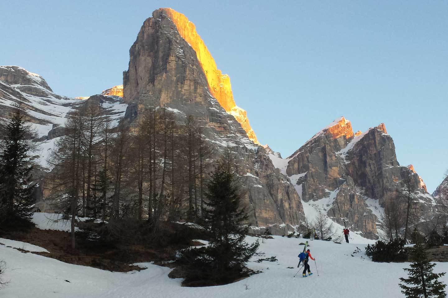 Ski Mountaineering to the Summit of Monte Pelmo