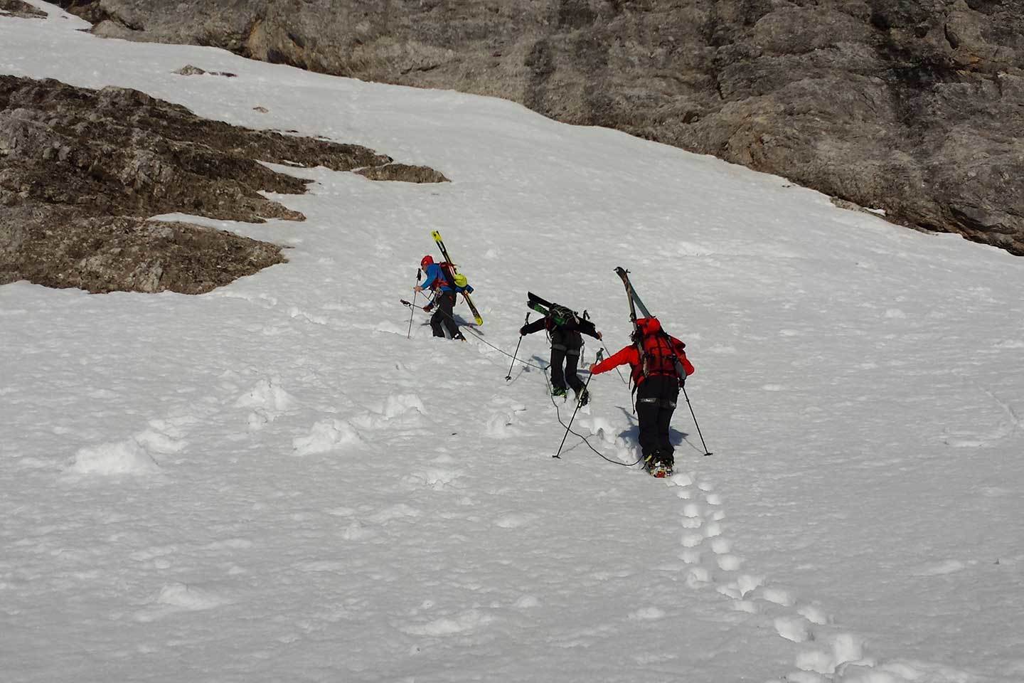 Sci Alpinismo alla Cima del Monte Pelmo