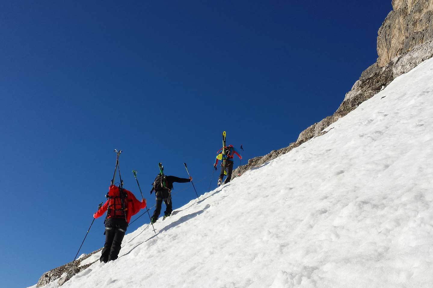 Sci Alpinismo alla Cima del Monte Pelmo