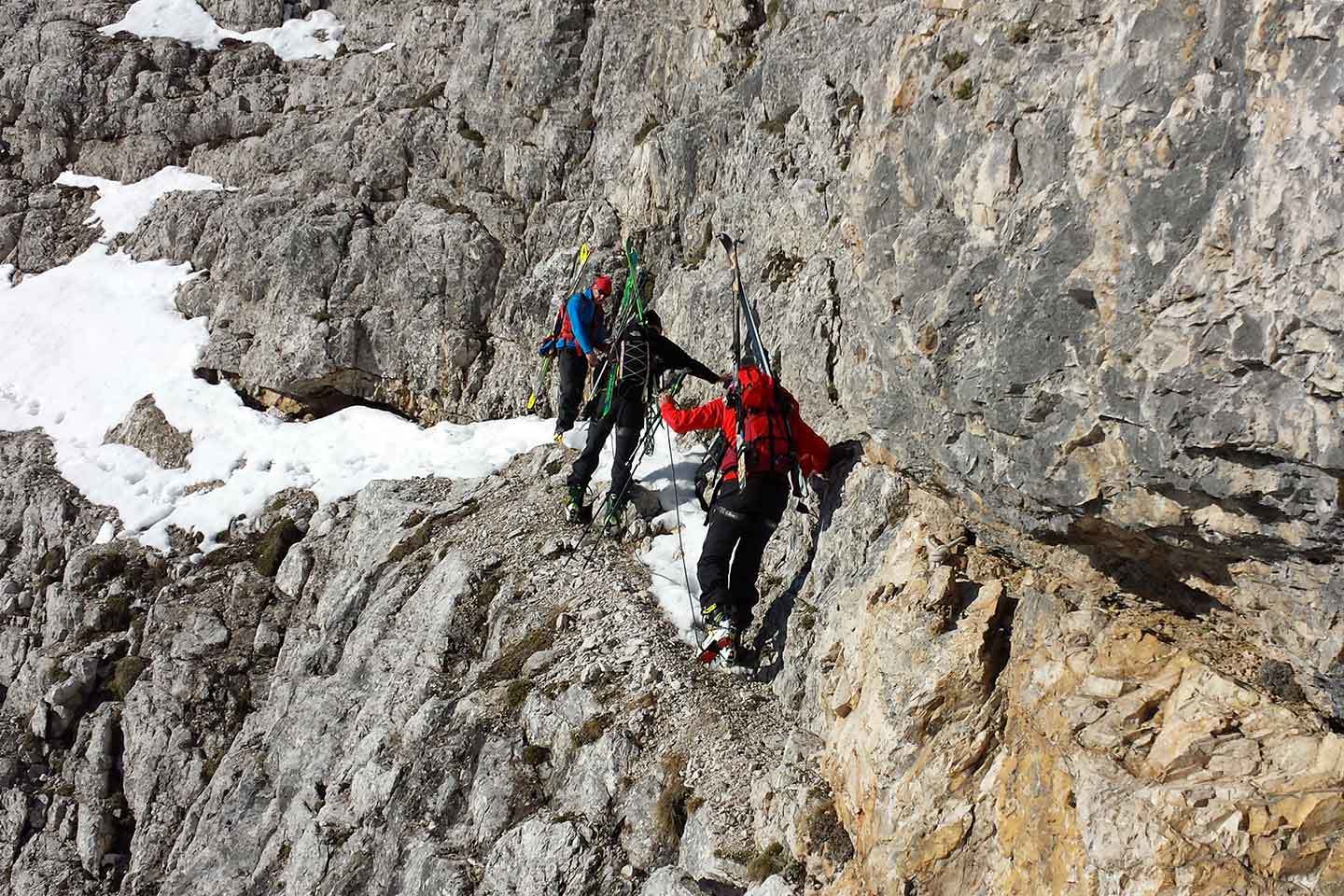 Sci Alpinismo alla Cima del Monte Pelmo