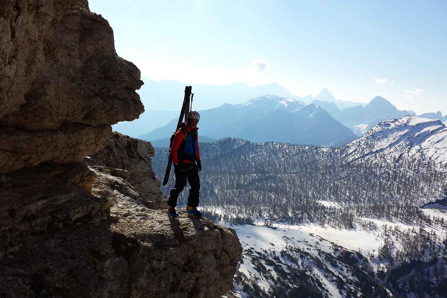 Sci Alpinismo alla Cima del Monte Pelmo