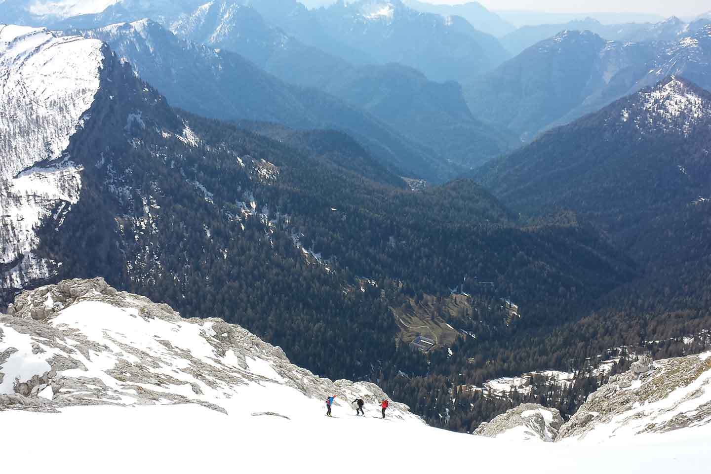 Sci Alpinismo alla Cima del Monte Pelmo