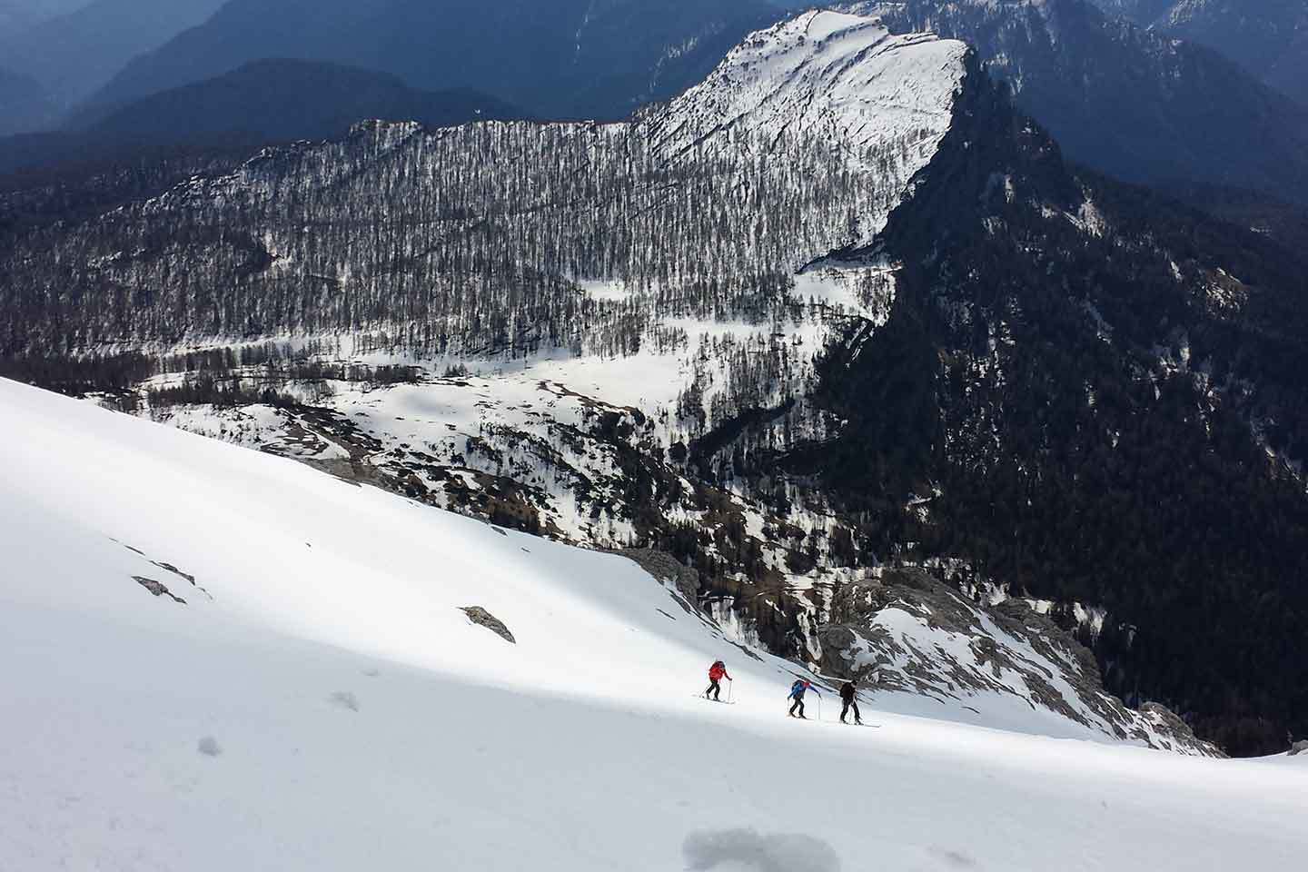 Sci Alpinismo alla Cima del Monte Pelmo