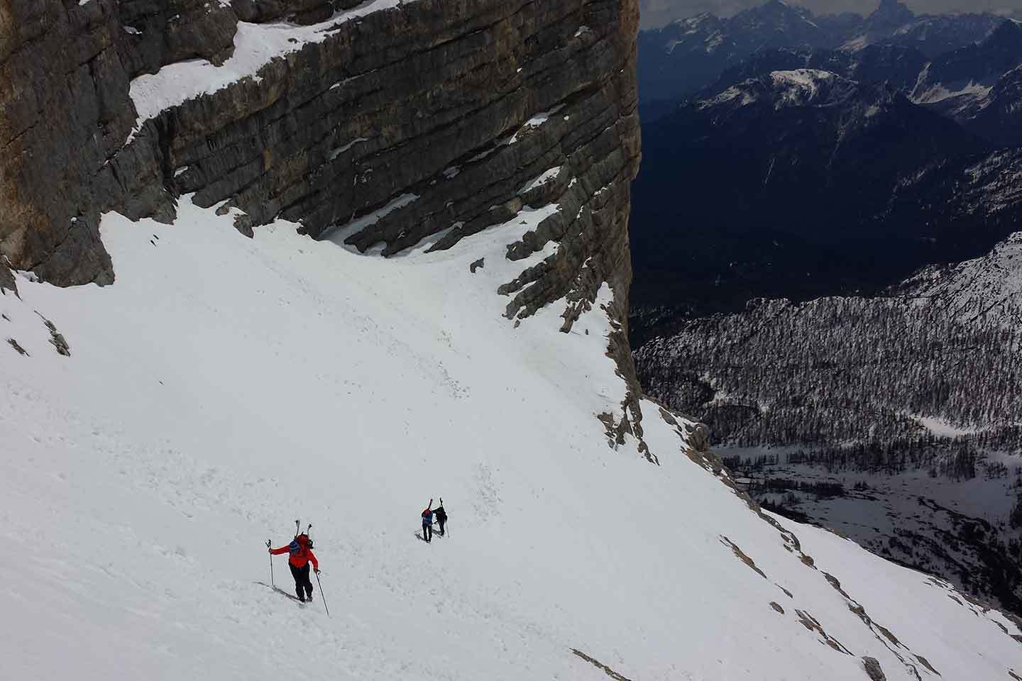 Sci Alpinismo alla Cima del Monte Pelmo