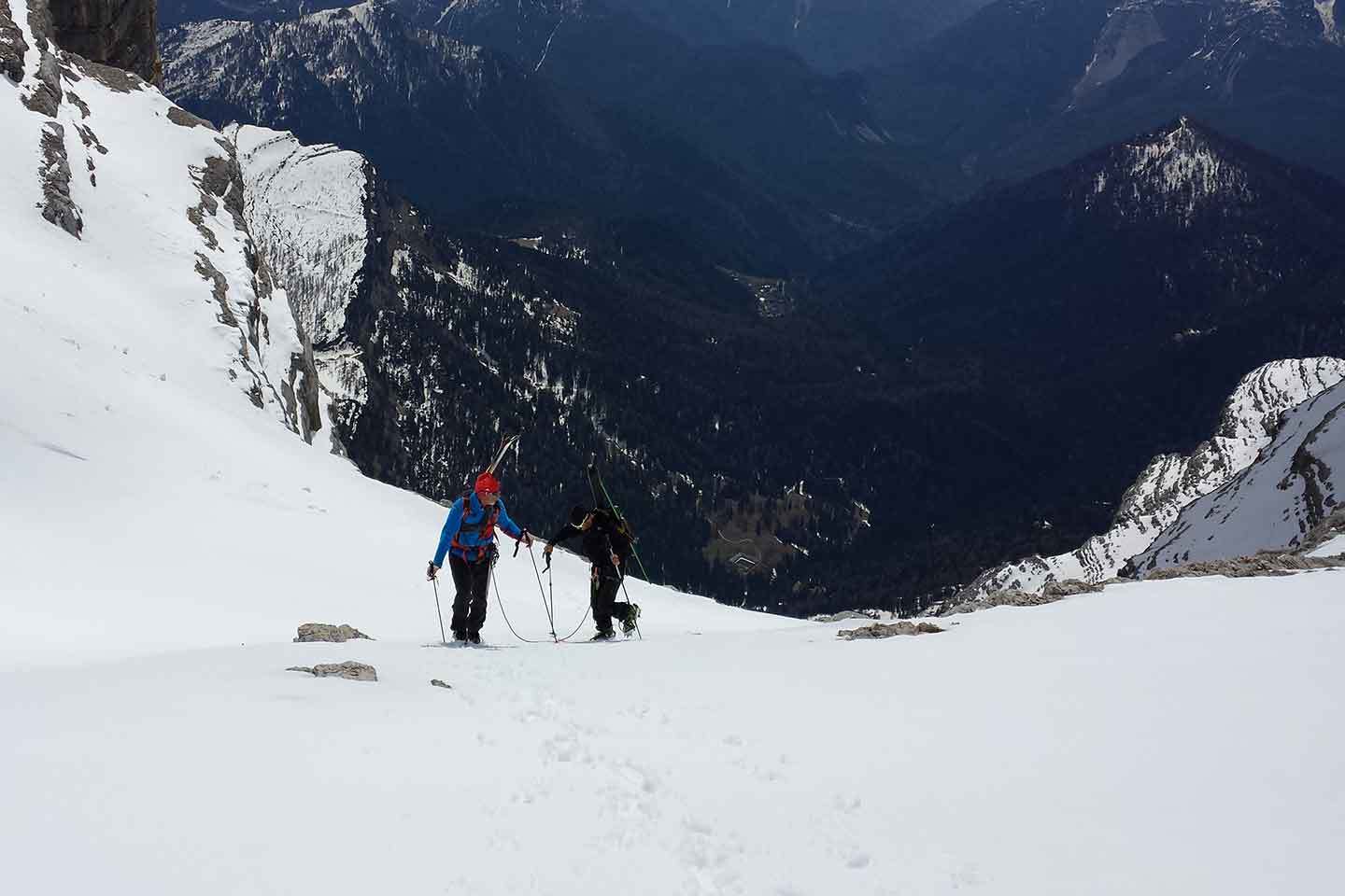 Sci Alpinismo alla Cima del Monte Pelmo