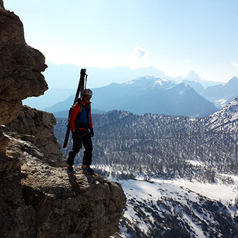 Sci Alpinismo alla Cima del Monte Pelmo