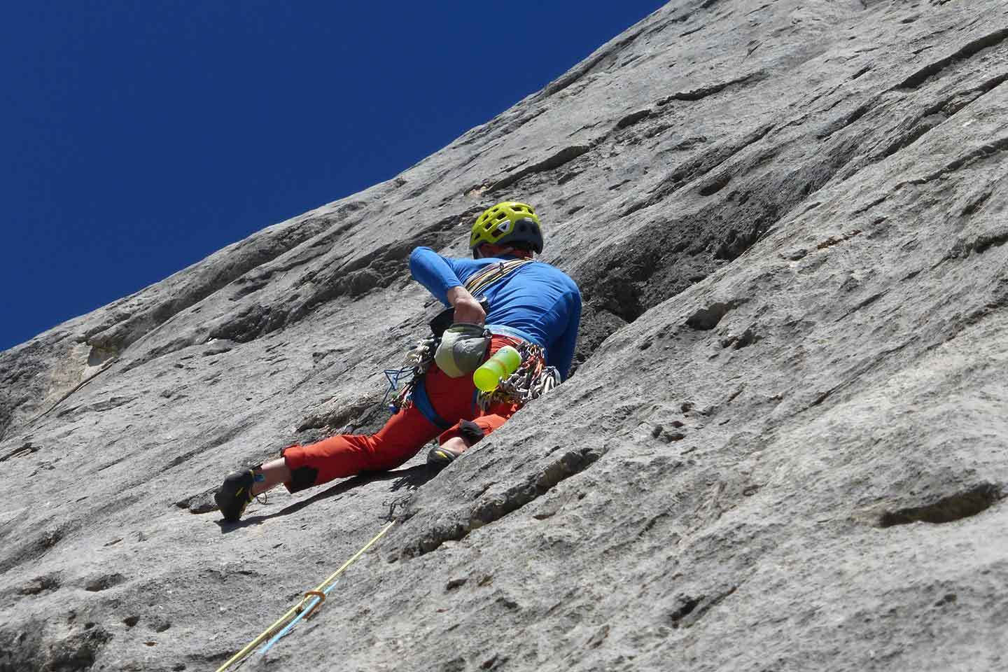 Attraverso il Pesce Climbing Route in Marmolada d'Ombretta