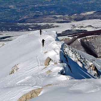 Sci Alpinismo al Monte Pescofalcone per la Rava Cupa