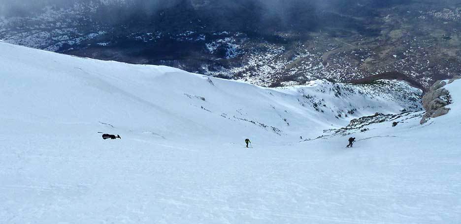Sci Alpinismo al Monte Pescofalcone