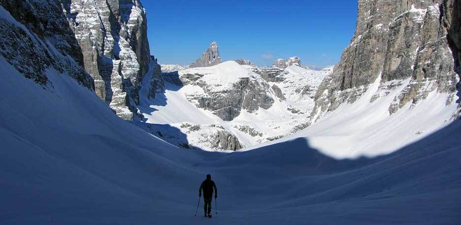 Sci Alpinismo alla Croda Fiscalina Est