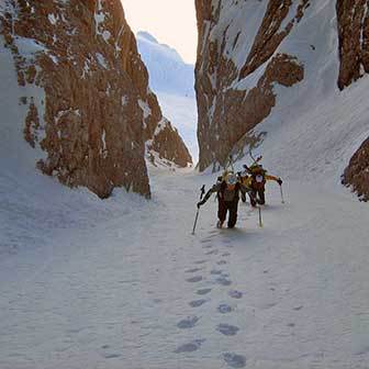 Sci Alpinismo al Monte Popera dalla Val Fiscalina