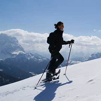 Excursion on Snowshoes to Monte Pore