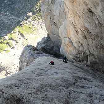 Don Quixote Climbing Route to Marmolada d'Ombretta