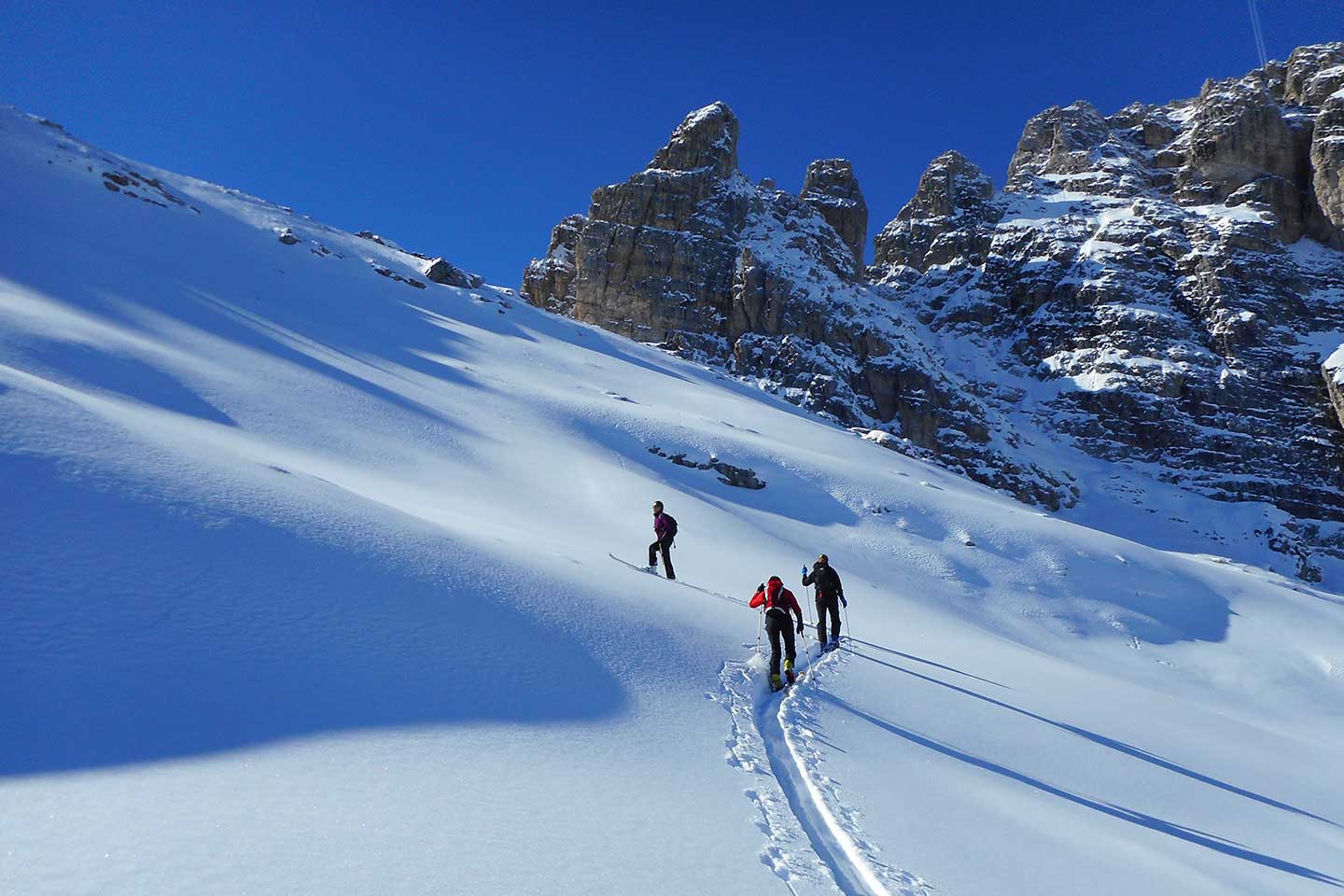 Ski Mountaineering to the Rocchetta di Prendera