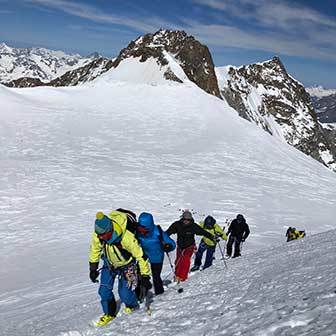 Traversata Sci Alpinistica del Monte Rosa