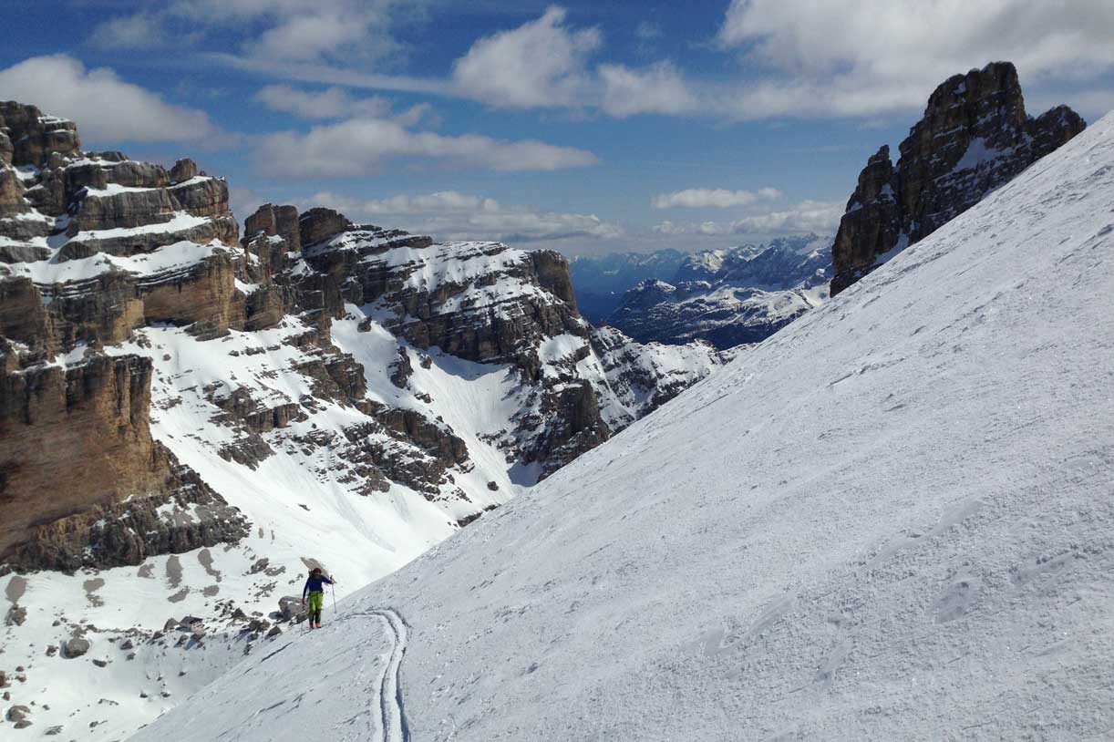 Sci Alpinismo alla Tofana di Rozes