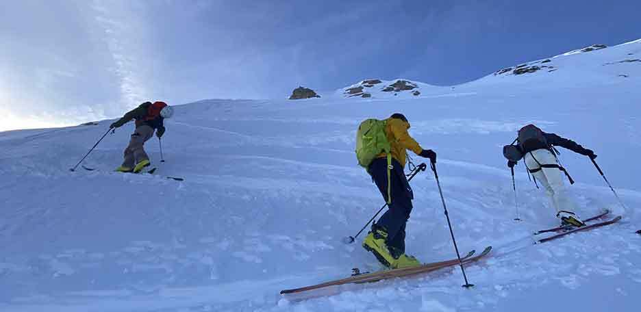 Ski Mountaineering to Cima Cavallazza in the Lagorai Range