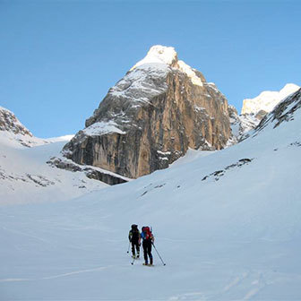 Ski Mountaineering to Sasso Vernale, Marmolada Range