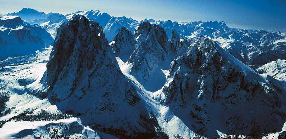 Sci Alpinismo al Sassolungo alla Forcella del Dente e Demetz