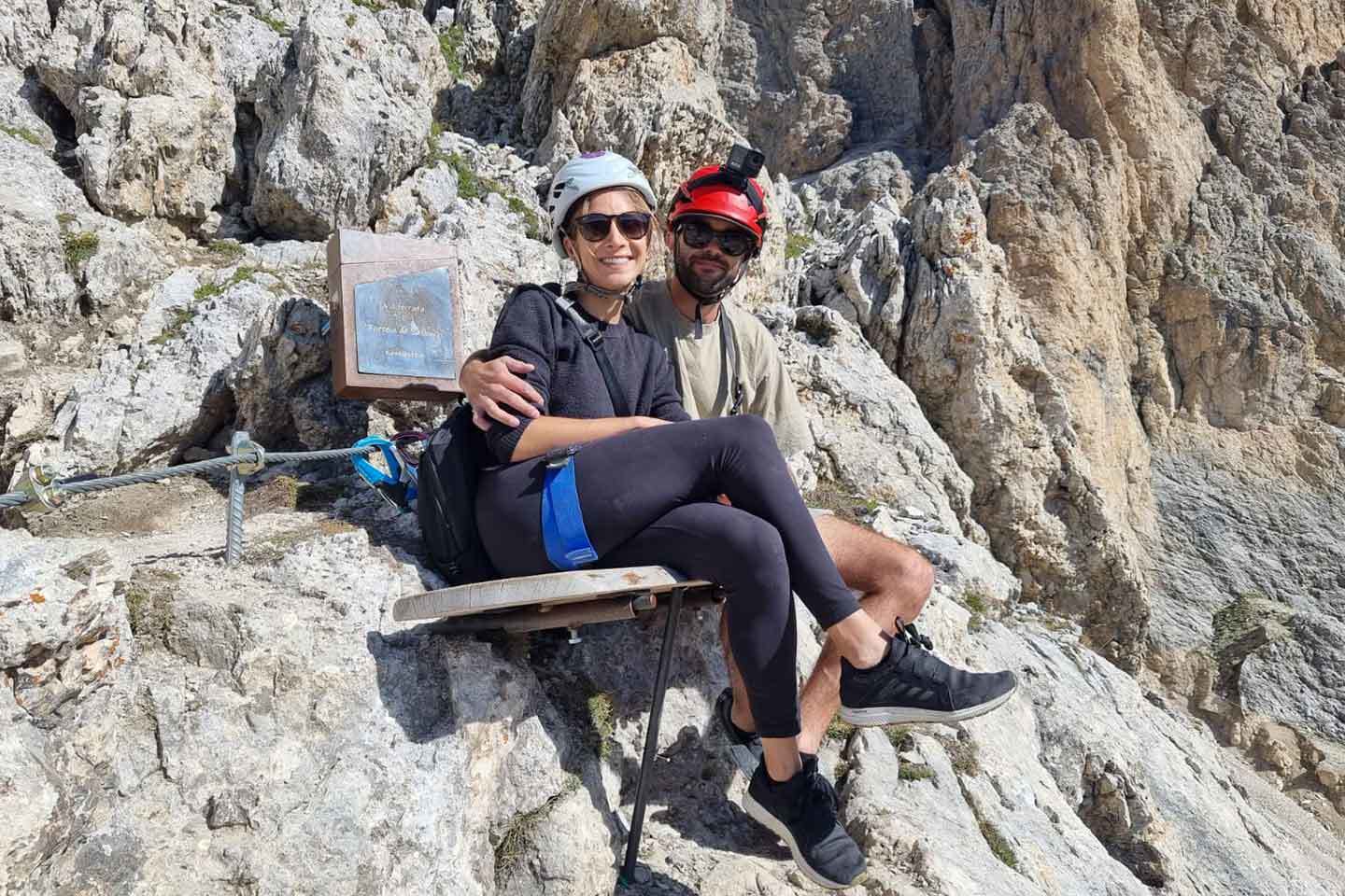 Sassolungo Via Ferrata, Furcela de Saslonch