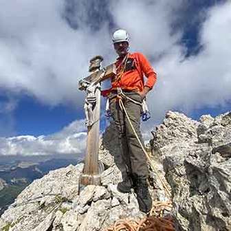 Rock Climbing in Sassolungo, Normal Route