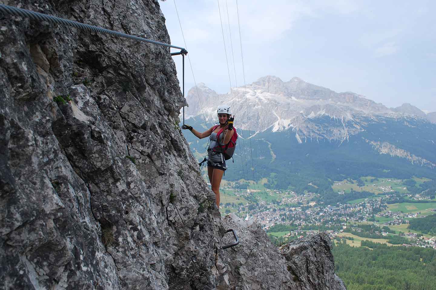 Ferrata Sci Club 18 al Monte Faloria