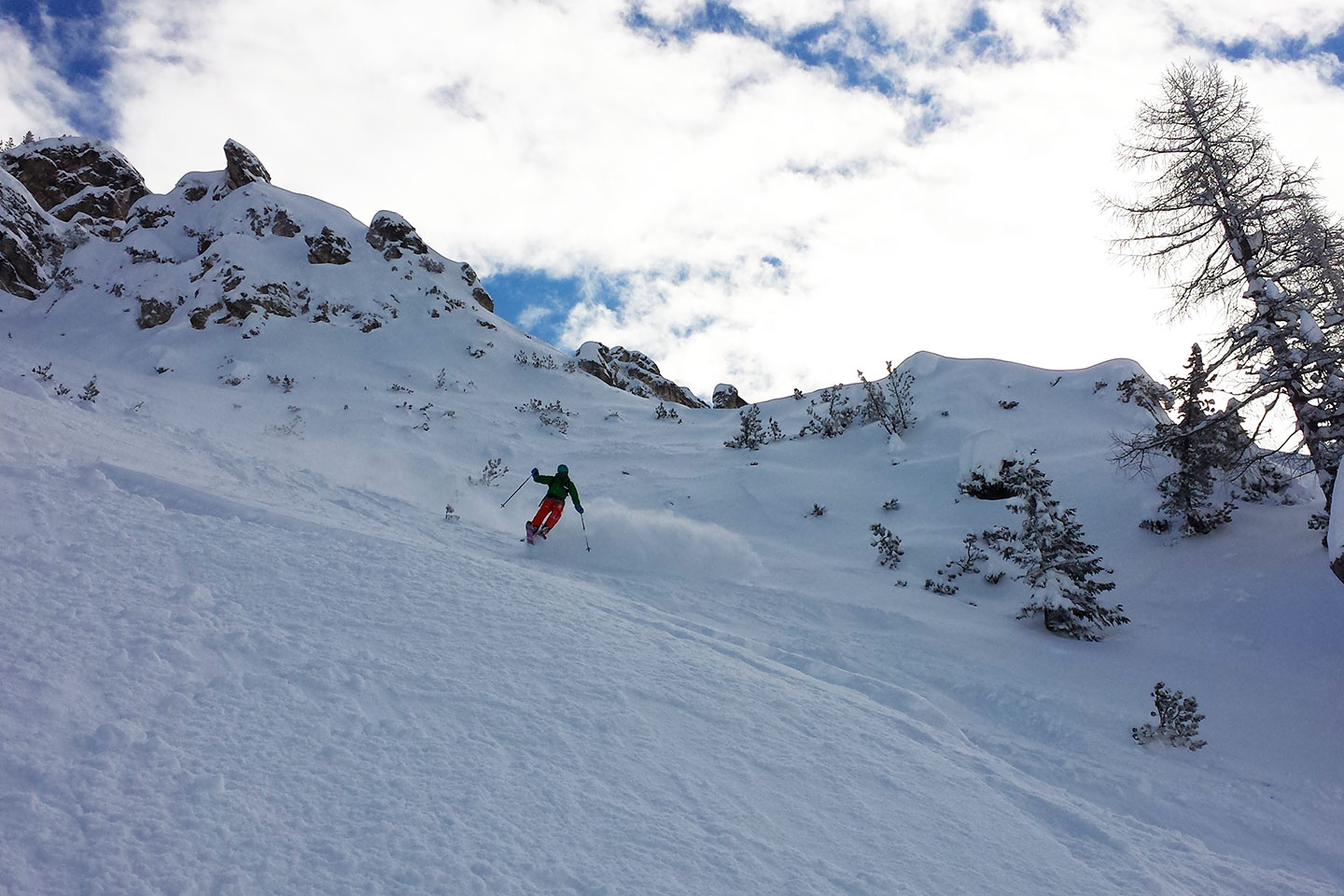 Sci Fuoripista Sci 18 al Monte Faloria