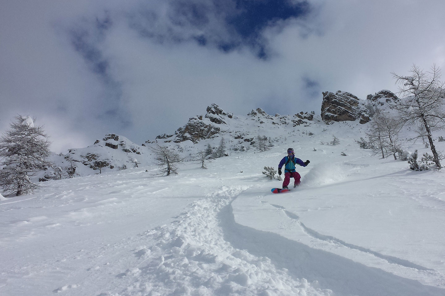 Sci Fuoripista Sci 18 al Monte Faloria