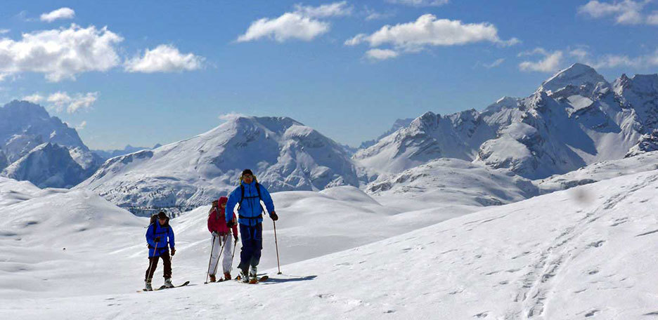 Two Days Ski Mountaineering Tour to Fanes Alp in the Dolomites
