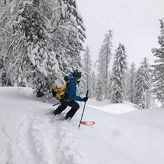 Sci Freeride a Sesto, Fuoripista al Monte Elmo