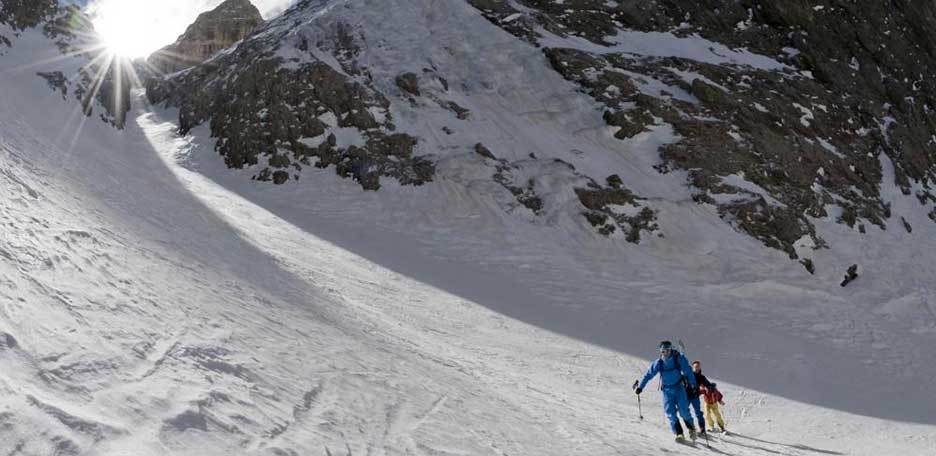 Ski Touring in Val di Fassa, Guided Backcountry Skiing