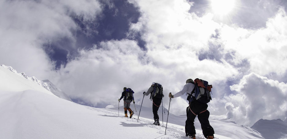 Sci Alpinismo al Corno Bussola, Traversata Palasinaz-Mascognaz