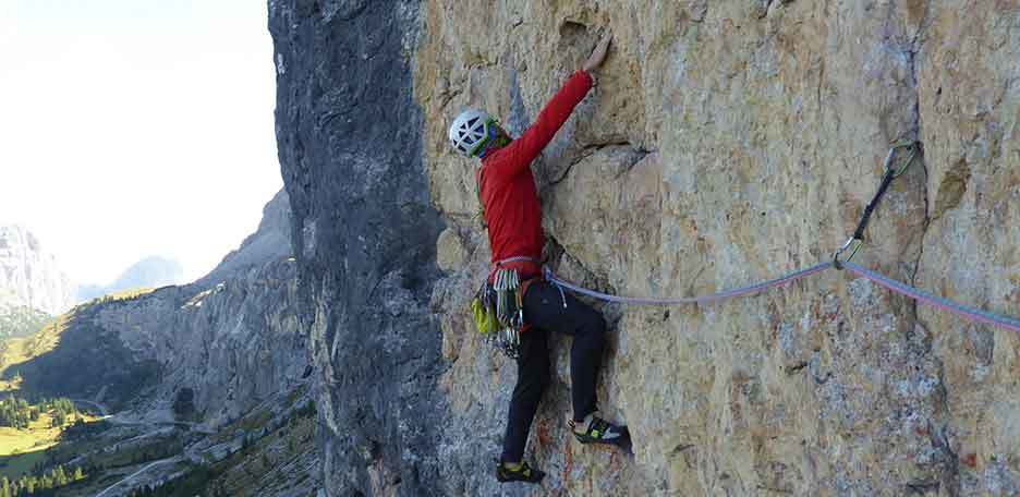 Soldà Conforto Climbing Route in Marmolada