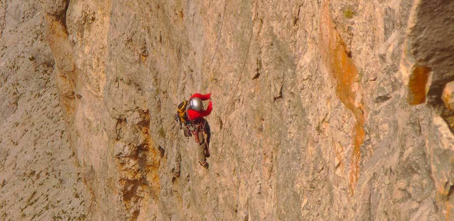 Spigolo Giallo Climbing Route to the Cima Piccola di Lavaredo