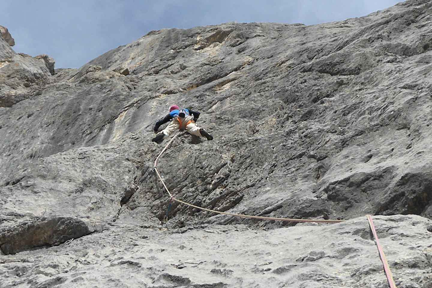 Tempi Moderni Climbing Route in Marmolada - Bruno Pederiva Mountain Guide