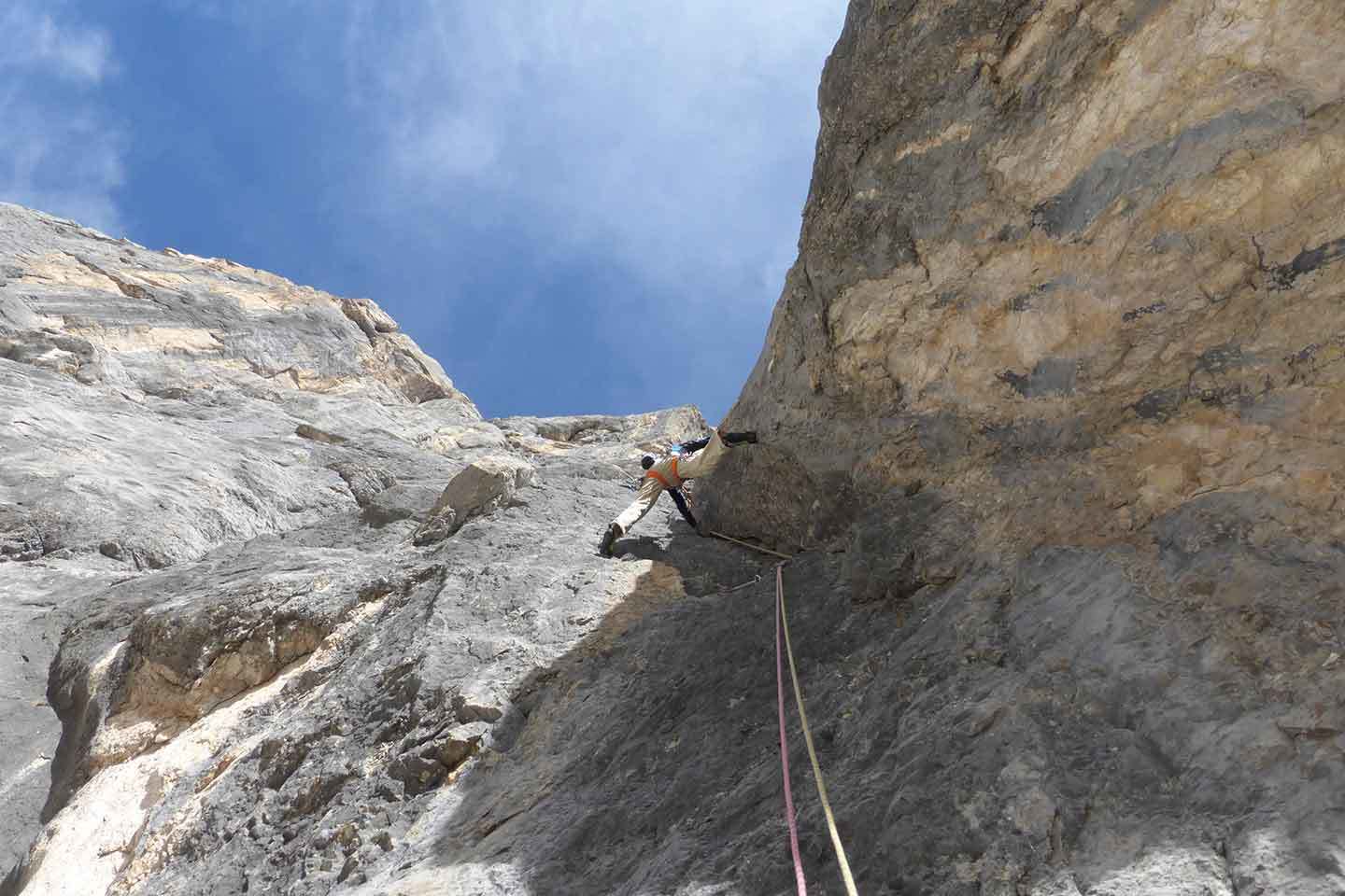 Via Tempi Moderni, Arrampicata in Marmolada - Bruno Pederiva Guida Alpina