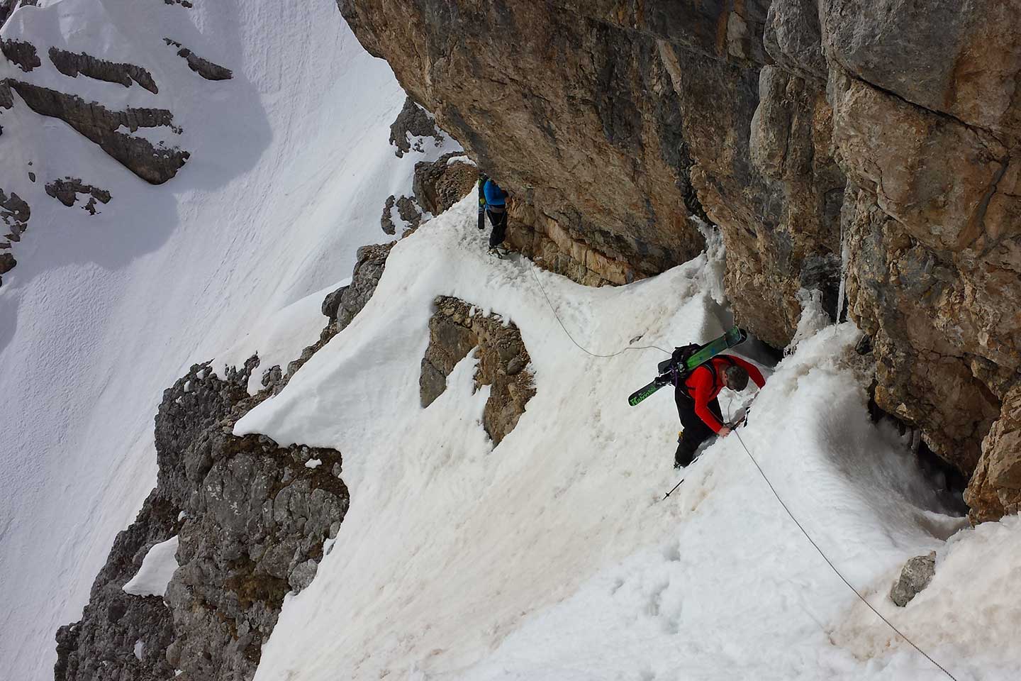 Sci Alpinismo alla Tofana Terza e Vallon de Raola