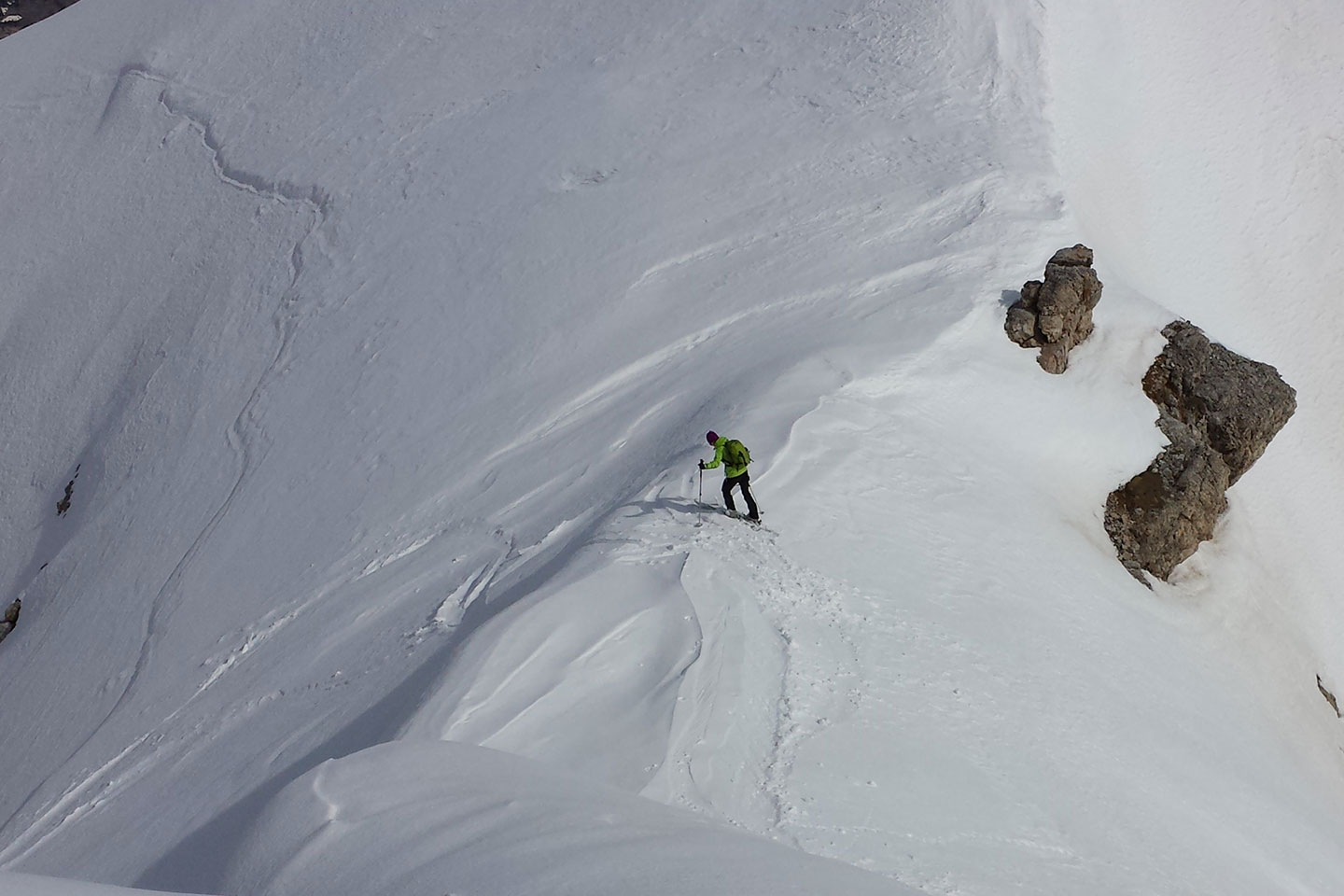 Ski Mountaineering to Tofana Terza and Vallon de Raola