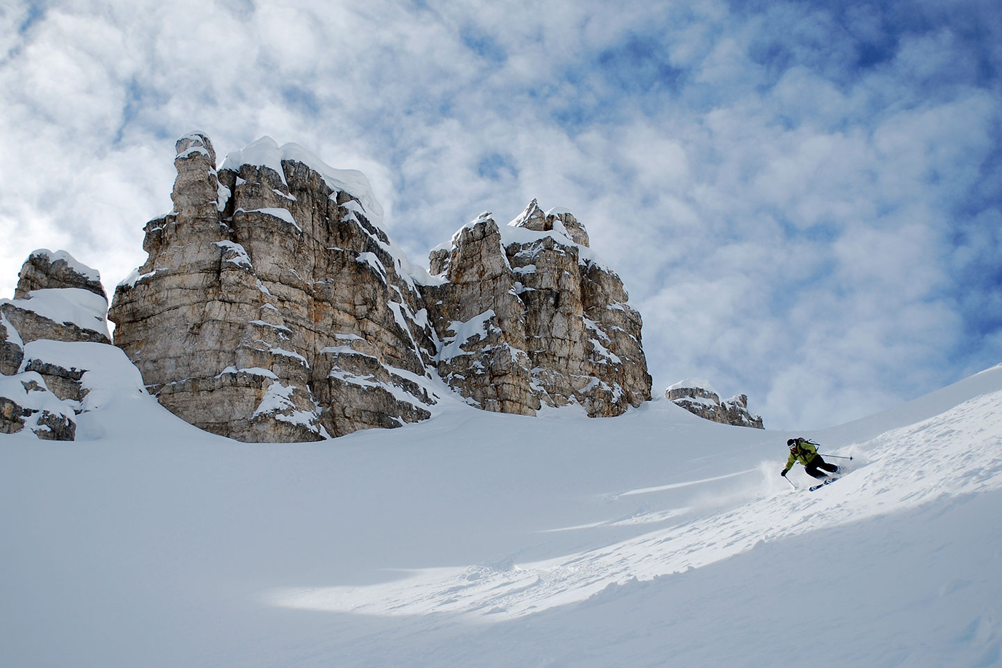 Ski Mountaineering to Tofana Terza and Vallon de Raola