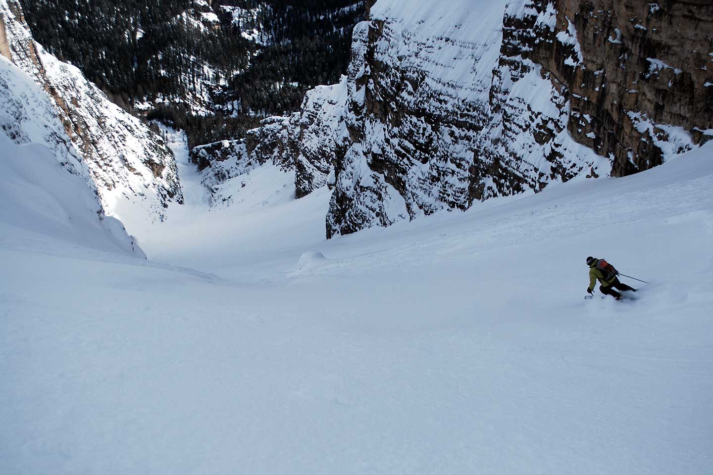 Sci Alpinismo alla Tofana Terza e Vallon de Raola