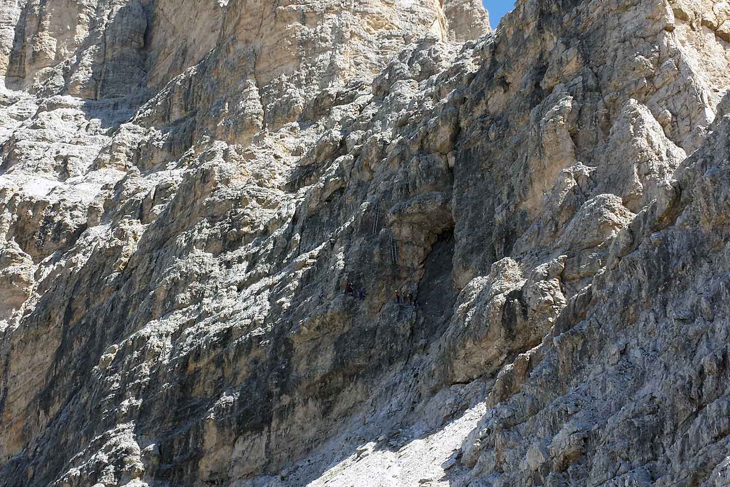 Ferrata Tomaselli alla Punta Fanis Sud