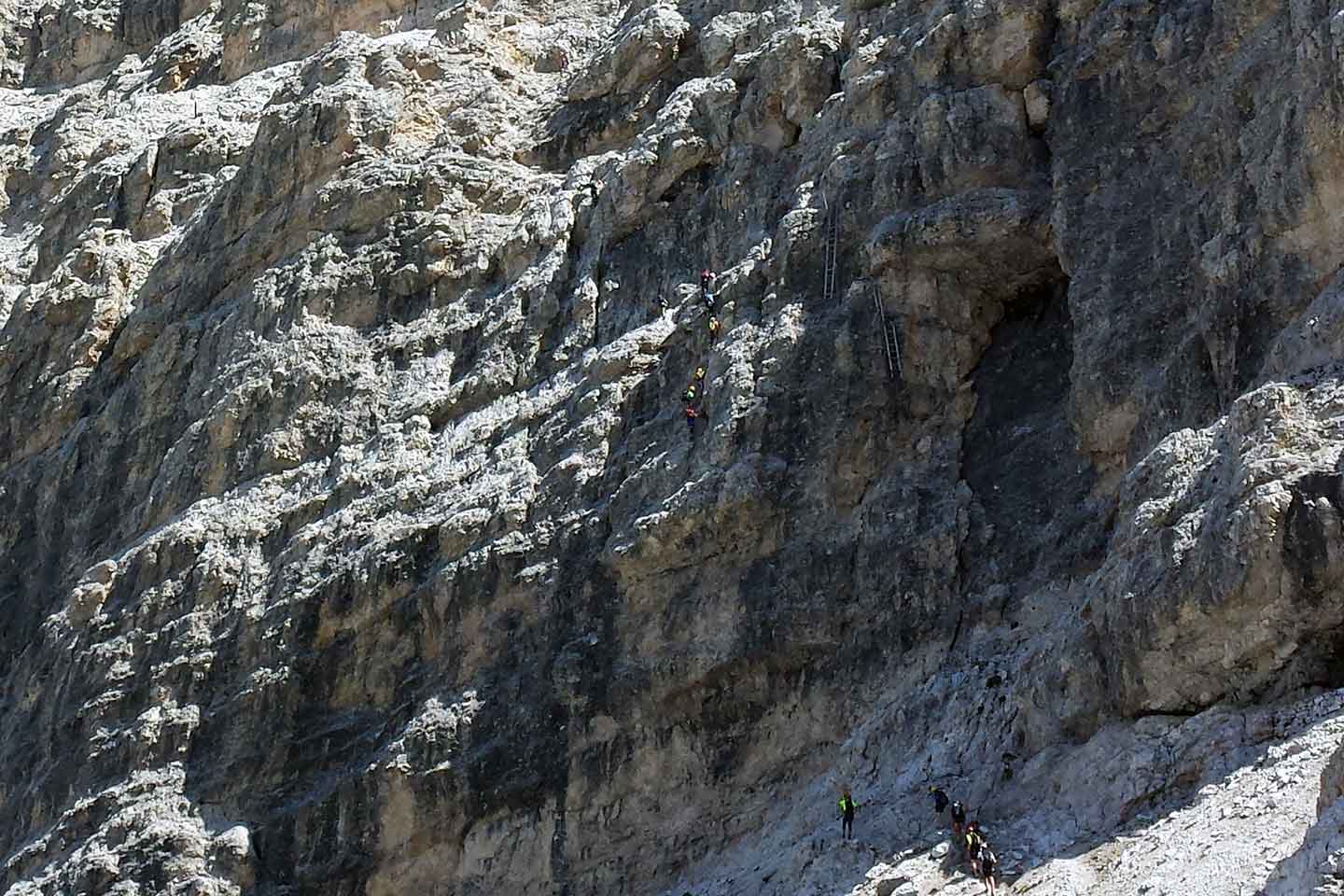 Ferrata Tomaselli alla Punta Fanis Sud