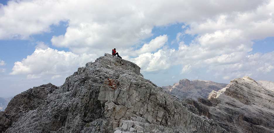 Ferrata Tomaselli alla Punta Fanis Sud