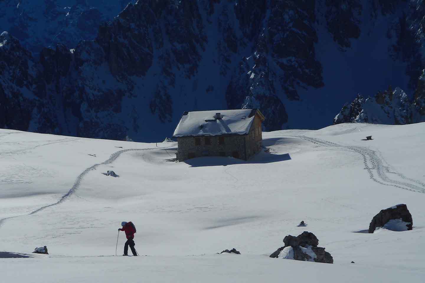 Excursion on Snowshoes to Tre Cime di Lavaredo