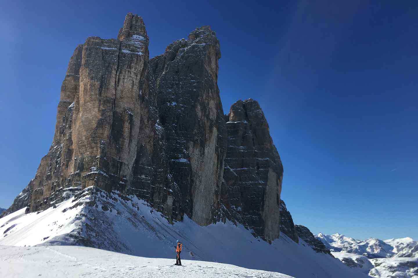 Excursion on Snowshoes to Tre Cime di Lavaredo