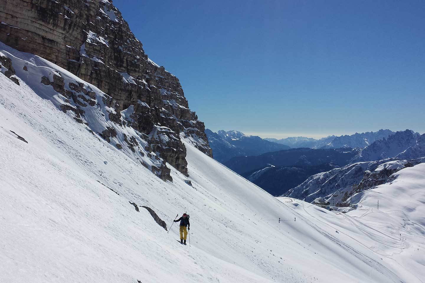 Sci Alpinismo alle Tre Cime di Lavaredo