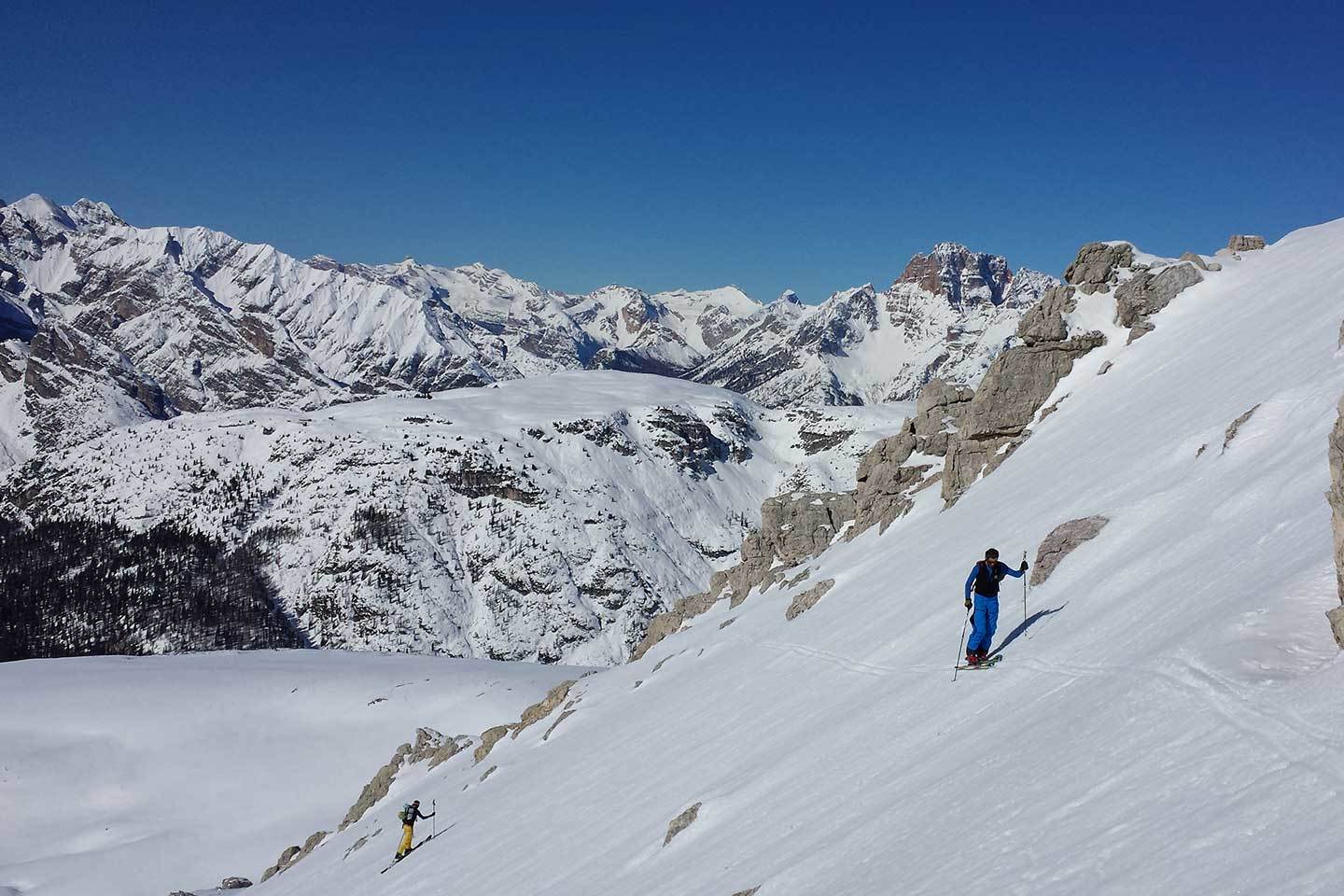 Sci Alpinismo alle Tre Cime di Lavaredo