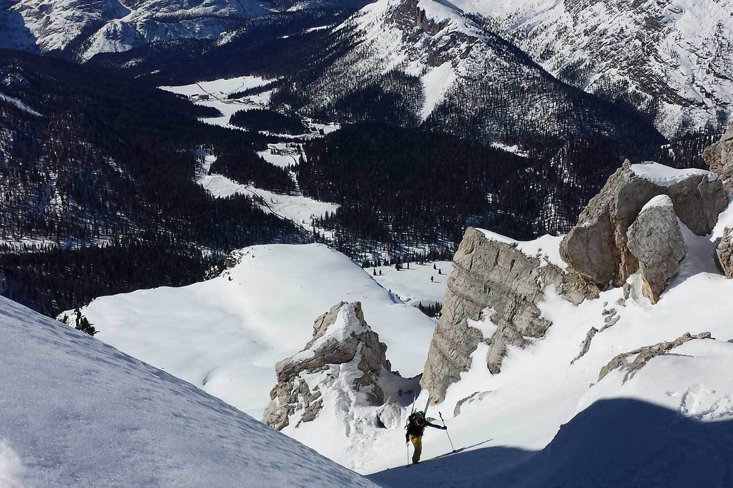 Sci Alpinismo alle Tre Cime di Lavaredo